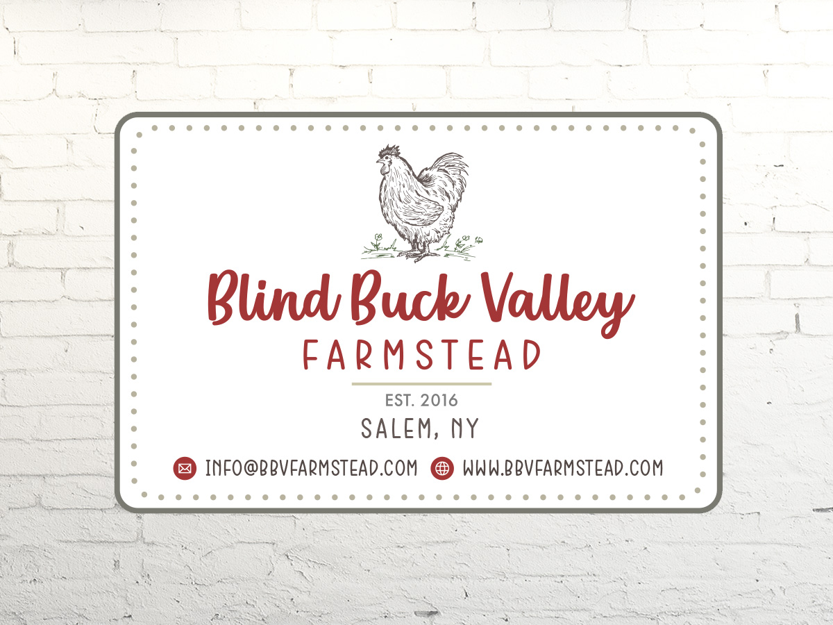 blind buck valley farmstead sticker