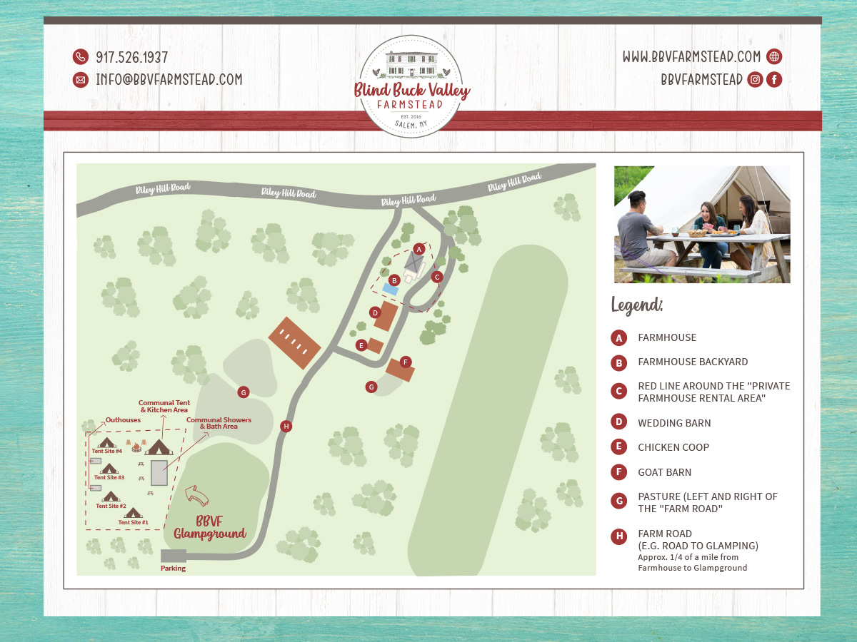 blind buck valley farmstead glamping map