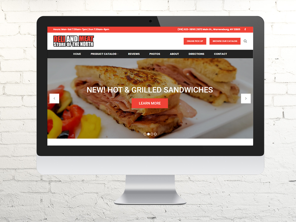 deli and meat store website