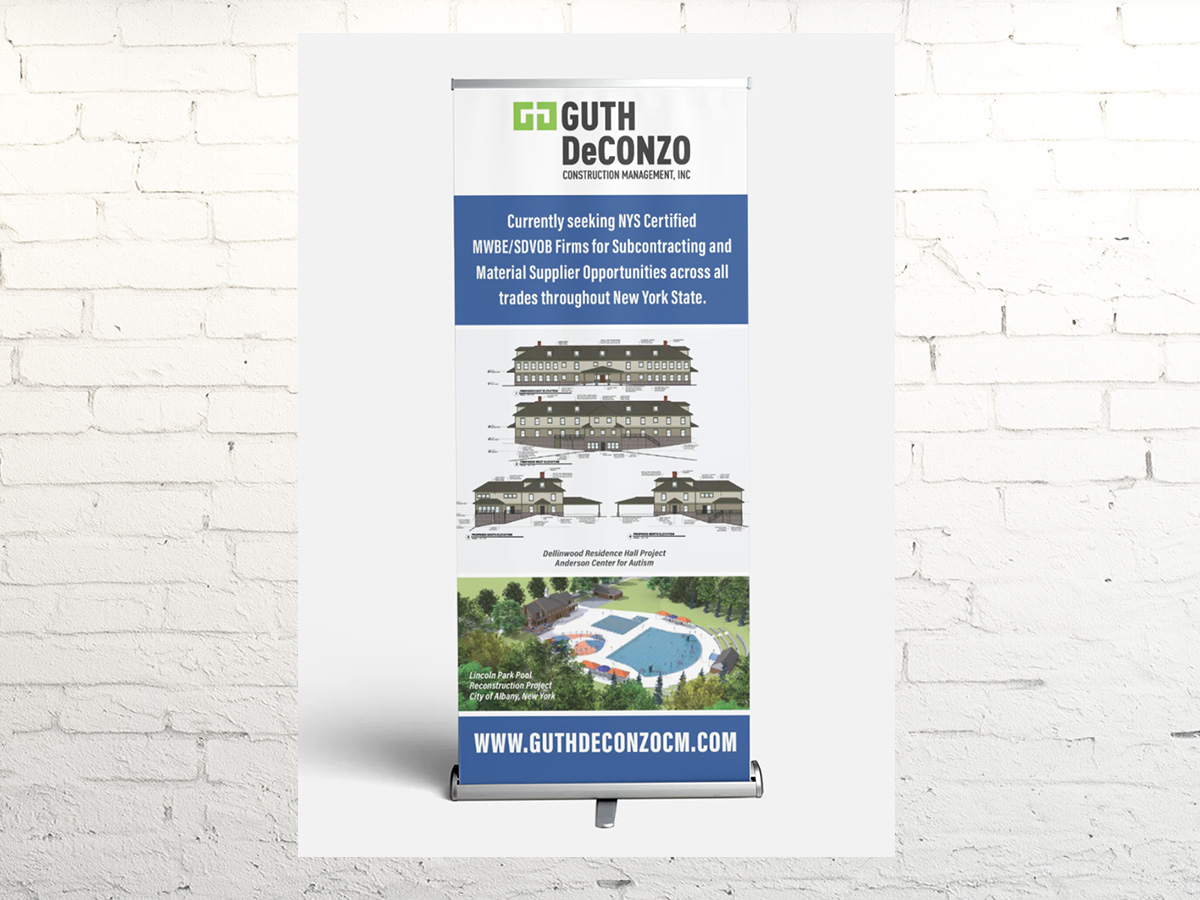 guth deconzo retractable banner