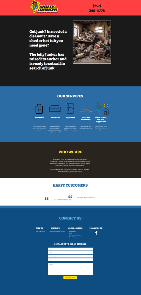 Website - Before
