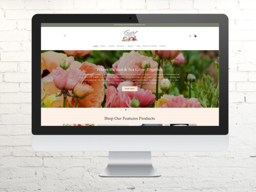 Coastal Flower Company website