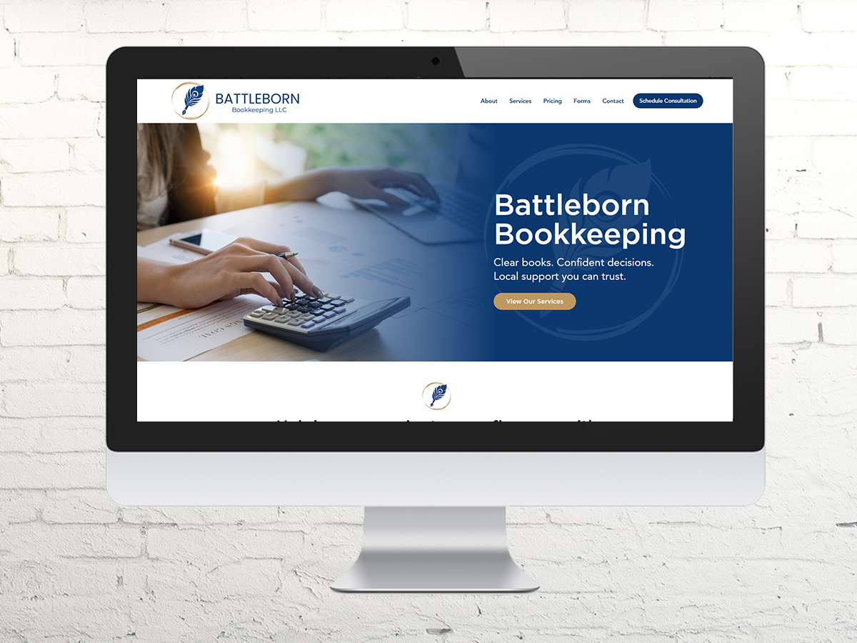 Battleborn Bookkeeping website